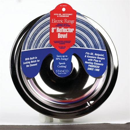 Stanco Metal Products 5076-8 Large Stove Bowl - Chrome 6108989